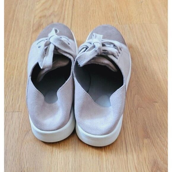 Eileen Fisher Tan and Gray Casual Sneakers with Canvas Upper - Picture 5 of 10